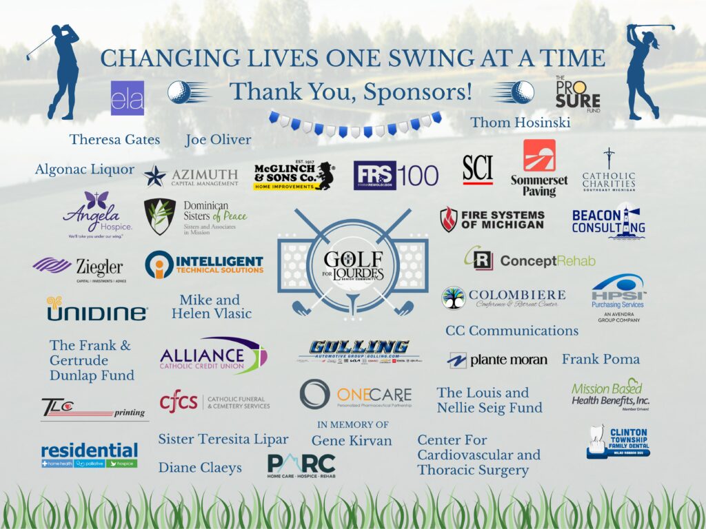 Thank you sponsors
